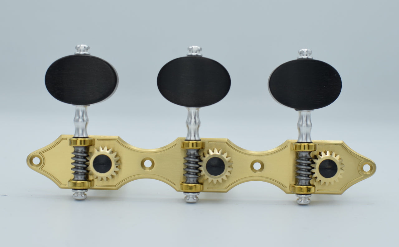 B-Ware: Landstorfer Brass, Ebony Buttons, Ivoroid Rollers