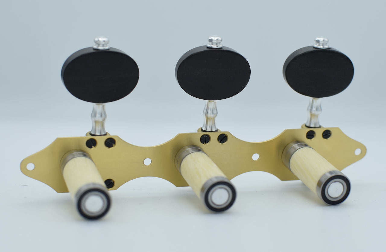 B-Ware: Landstorfer Brass, Ebony Buttons, Ivoroid Rollers