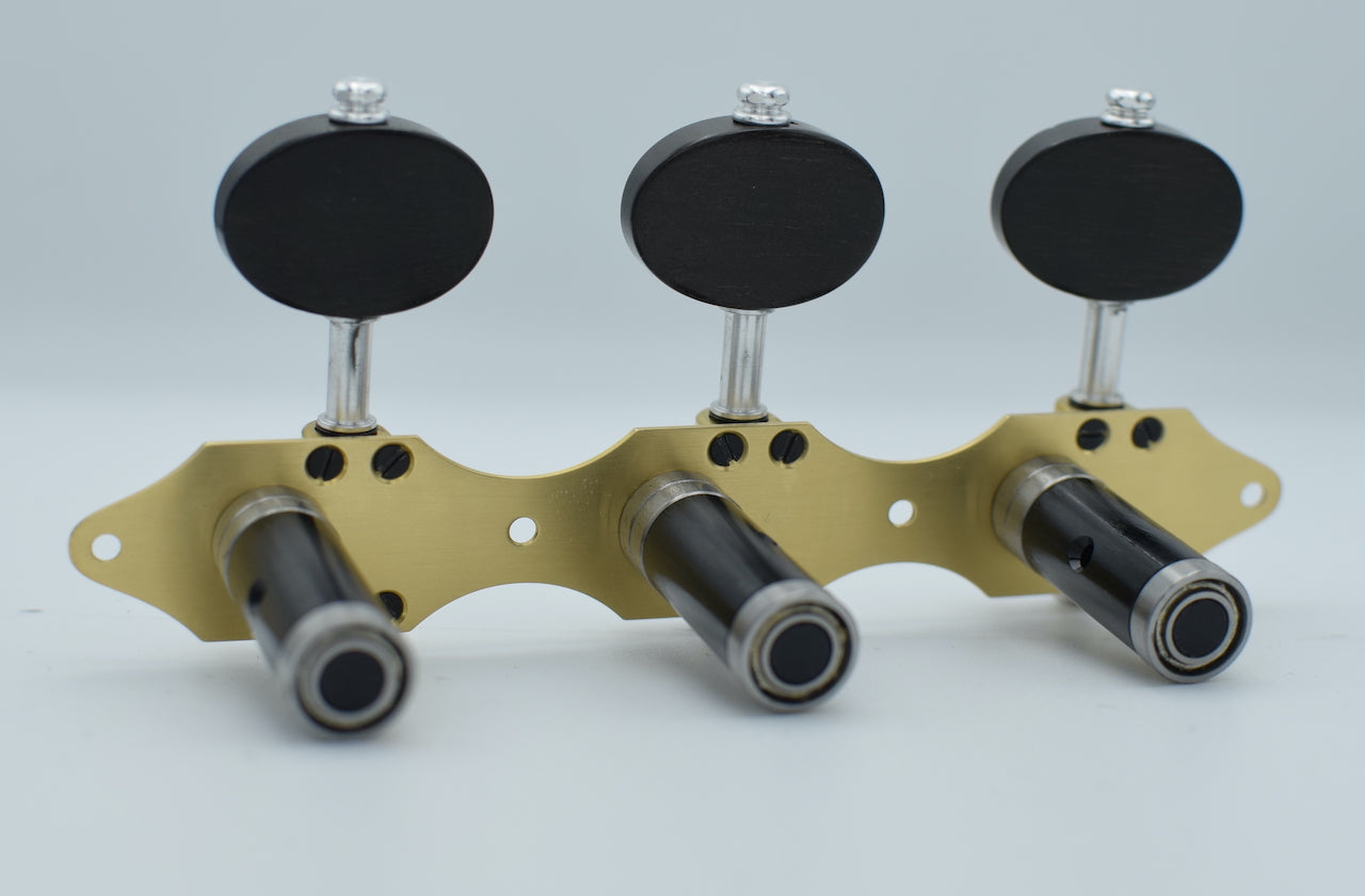 B-Ware: Landstorfer Brass, Ebony Buttons, Black Rollers