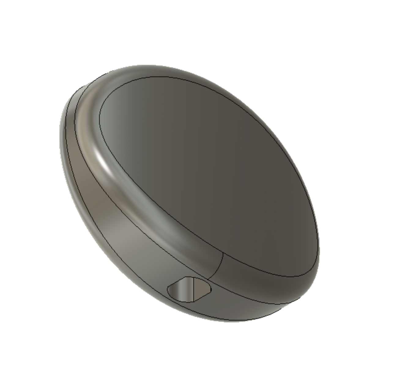 Buttons: Oval, Ebony, Large
