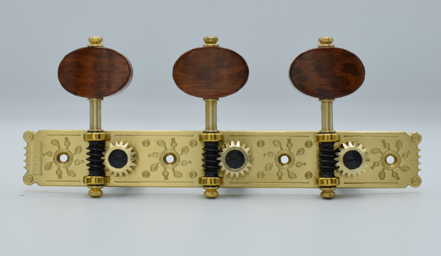 B-Ware: Baker Brass, Snakewood Buttons, Black Rollers
