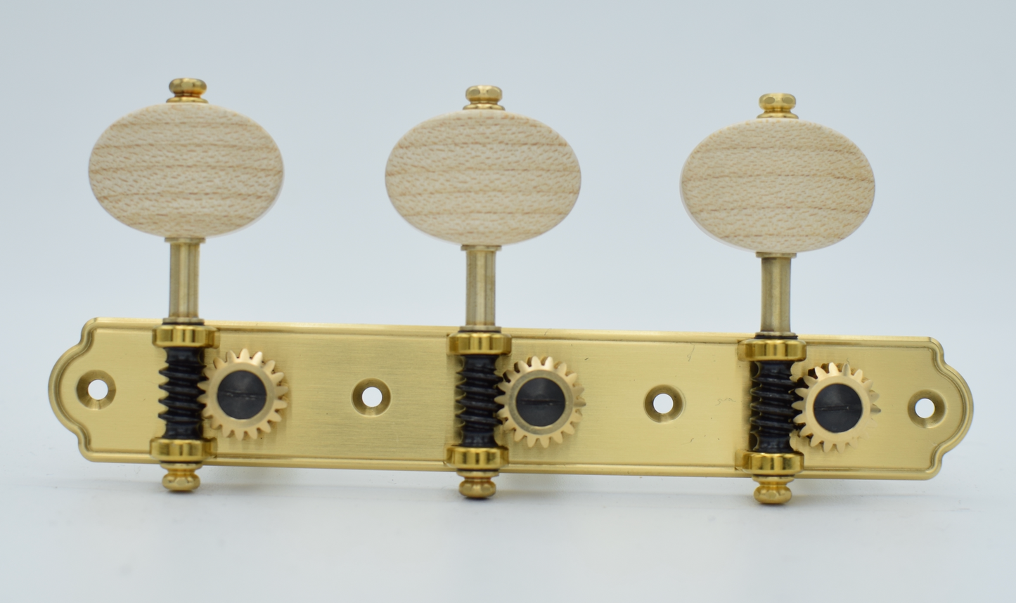 B-Ware: Trinity Brass, Minimalist Engraving, Maple buttons, Ivoroid Rollers