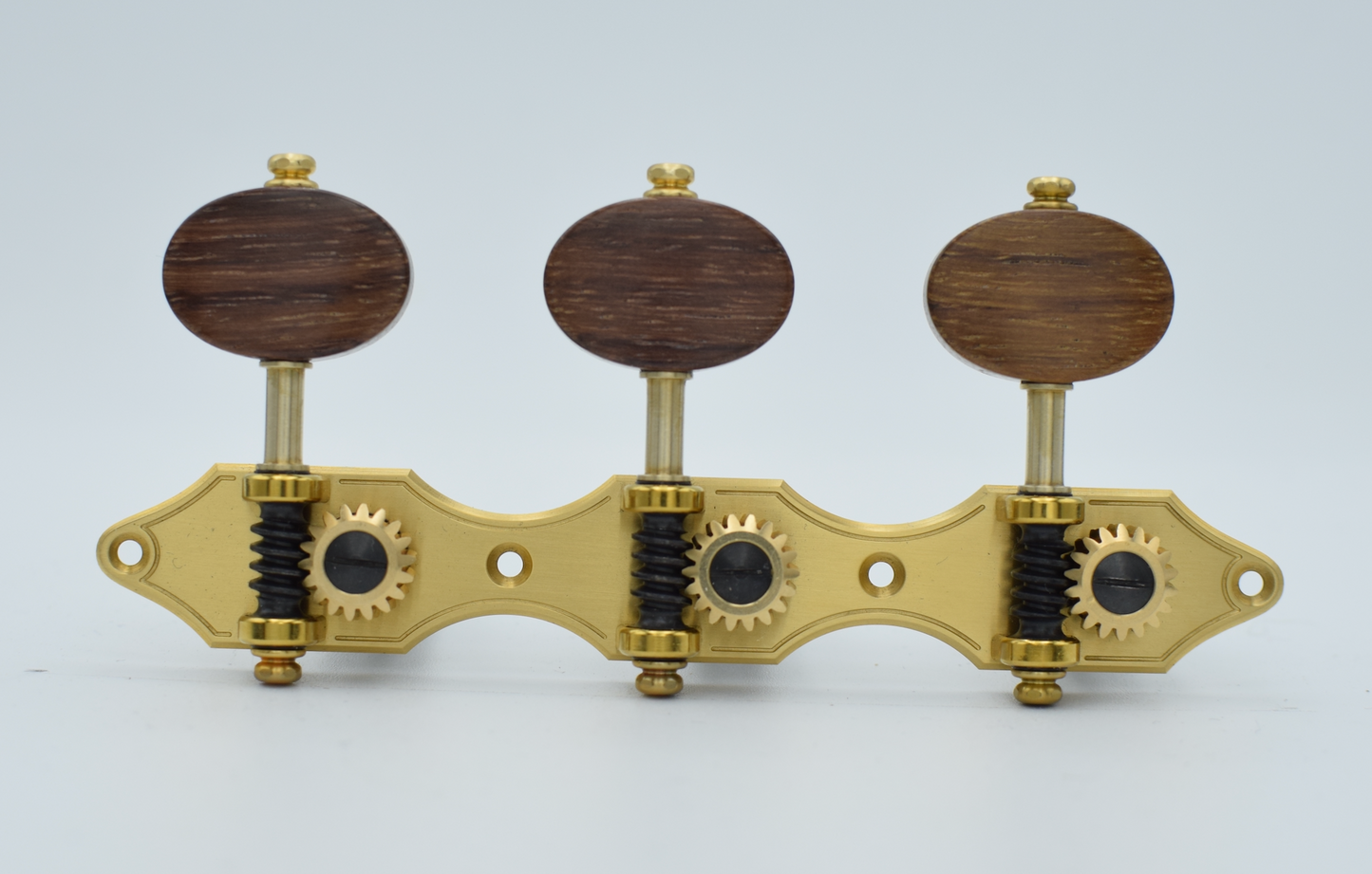 B-Ware: Landstorfer Brass, Minimalist Engraving, Wenge Button, Black Rollers