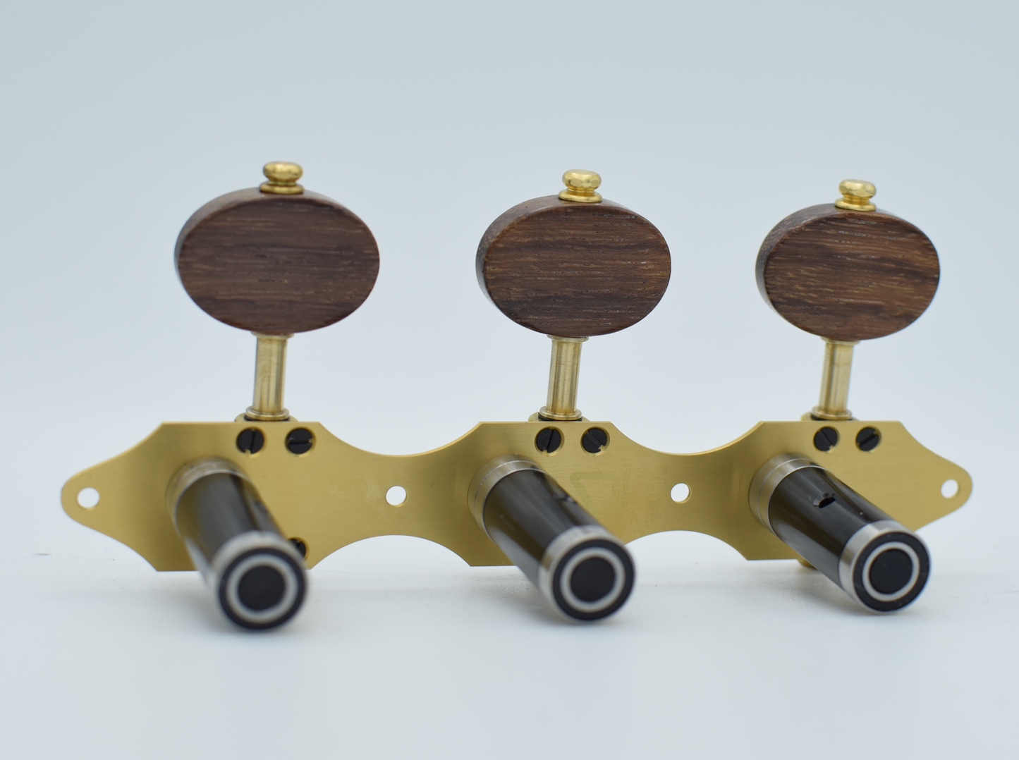 B-Ware: Landstorfer Brass, Minimalist Engraving, Wenge Button, Black Rollers